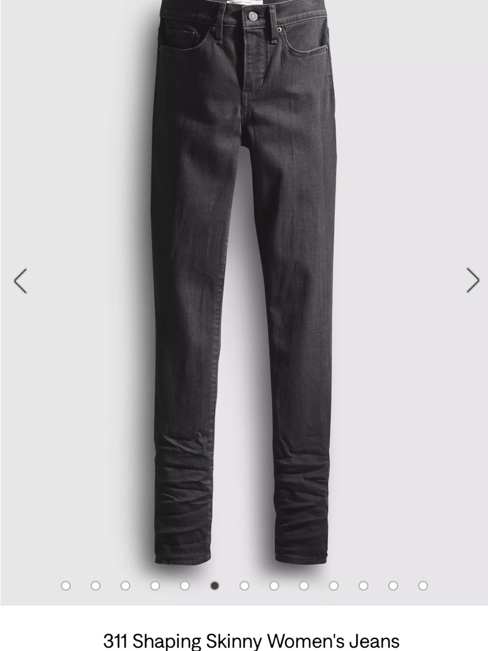 Levi's Black Shaping Skinny Women's Jeans 33/30